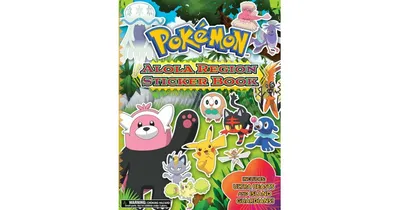 Pokemon Alola Region Sticker Book by The Pokemon Company International