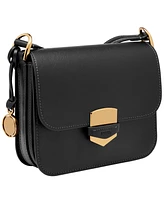 Fossil Lennox Leather Flap Crossbody Bag