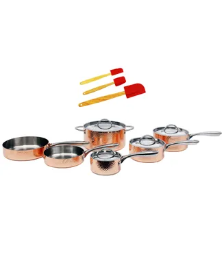 BergHOFF Belly 18/10 Stainless Steel 7 Piece Starter Cookware Set - Macy's