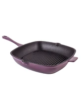 BergHOFF Neo Enameled Cast Iron 3 Piece 10" Fry Pan, 11" Grill Pan