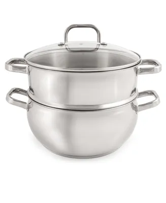 BergHOFF Belly 18/10 Stainless Steel 3 Piece Steamer Set