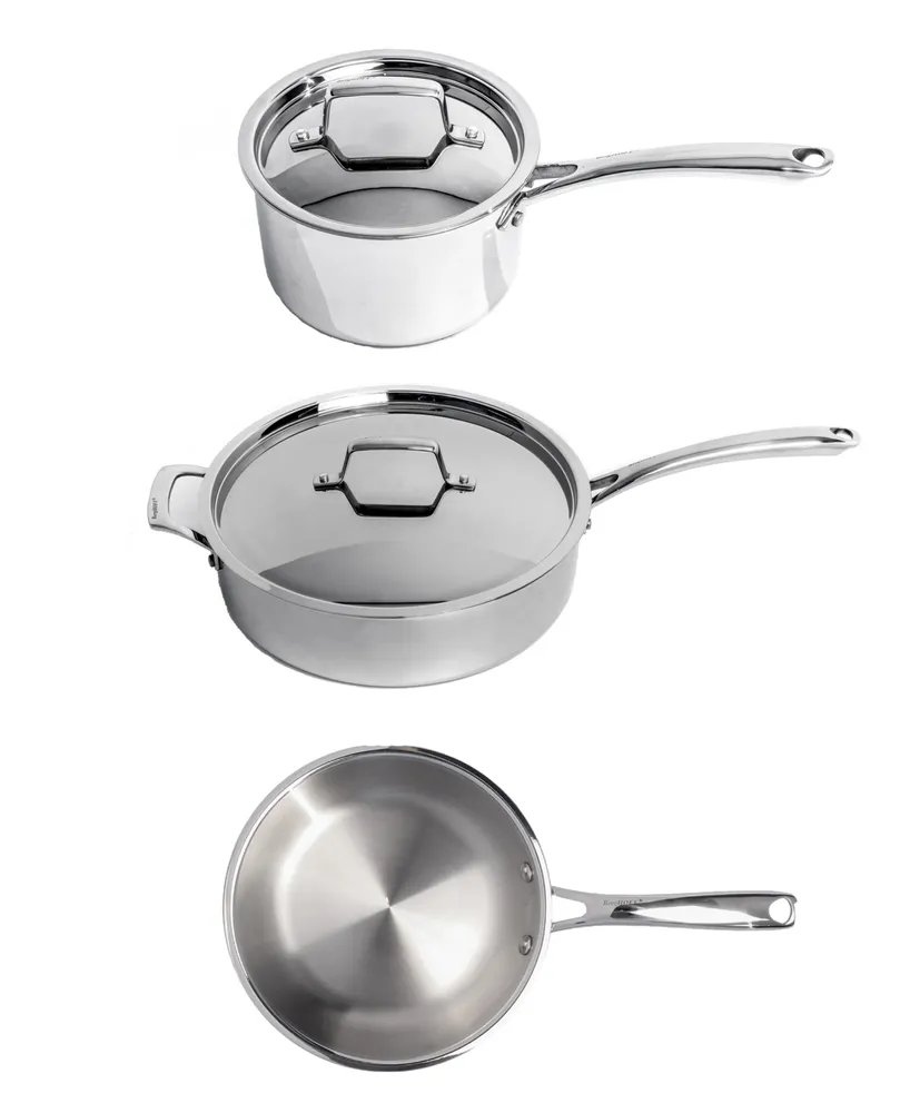 BergHOFF Manhattan Stainless Steel 10-Piece Cookware Set
