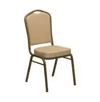 Emma+Oliver Crown Back Stacking Banquet Dining Chair