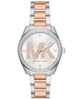 Michael Kors Women's Janelle Three-Hand Two-Tone Stainless Steel Watch 36mm