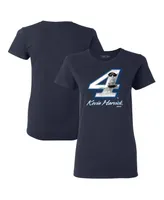 Women's Stewart-Haas Racing Team Collection Navy Kevin Harvick Driver T-shirt