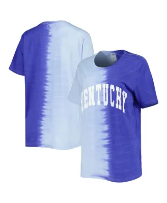 Women's Gameday Couture Royal Kentucky Wildcats Find Your Groove Split-Dye T-shirt