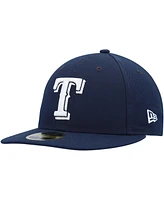 Men's New Era Navy Texas Rangers Oceanside Low Profile 59FIFTY Fitted Hat