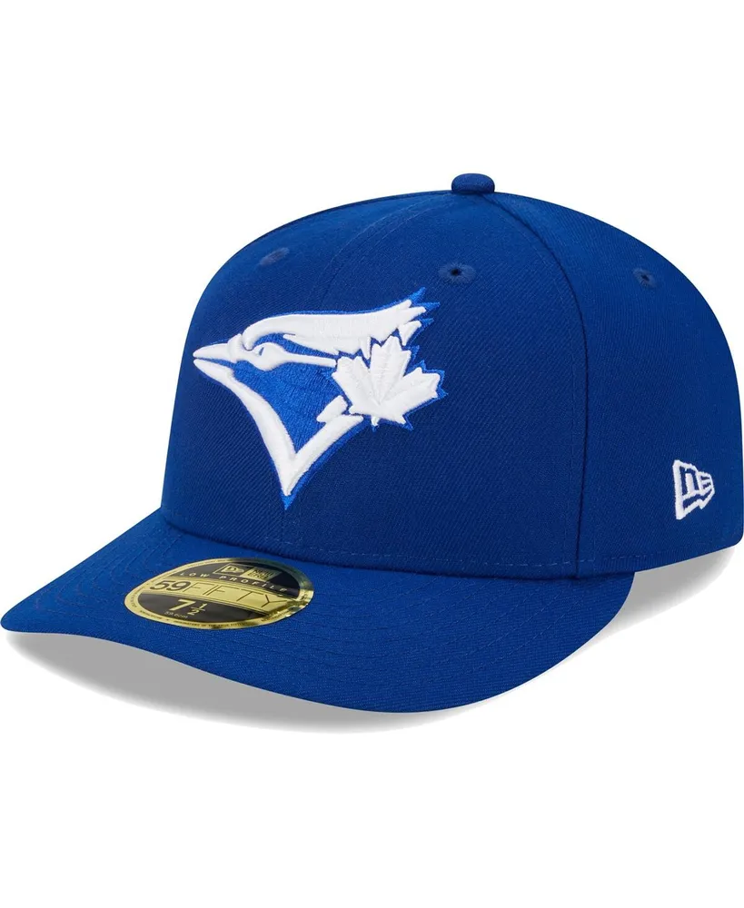 New Era Men's New Era Royal Toronto Blue Jays White Logo Low Profile  59FIFTY Fitted Hat