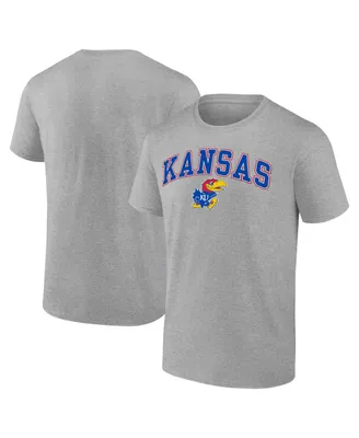 Men's Fanatics Steel Kansas Jayhawks Campus T-shirt