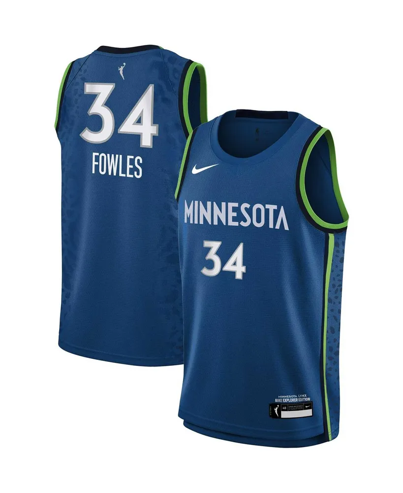 Big Boys and Girls Nike Sylvia Fowles Blue Minnesota Lynx Swingman Player Jersey - Explorer Edition