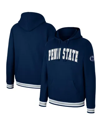 Men's Colosseum Navy Penn State Nittany Lions Varsity Arch Pullover Hoodie