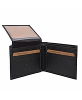 Champs Men's Leather Rfid Wallet Gift Box