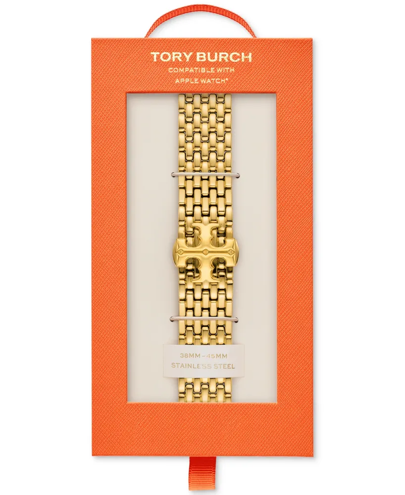 Tory Burch Gold-Tone Stainless Steel Bracelet For Apple Watch 38mm-45mm