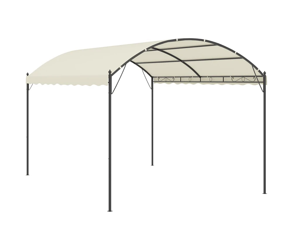 vidaXL Gazebo Fabric Cream