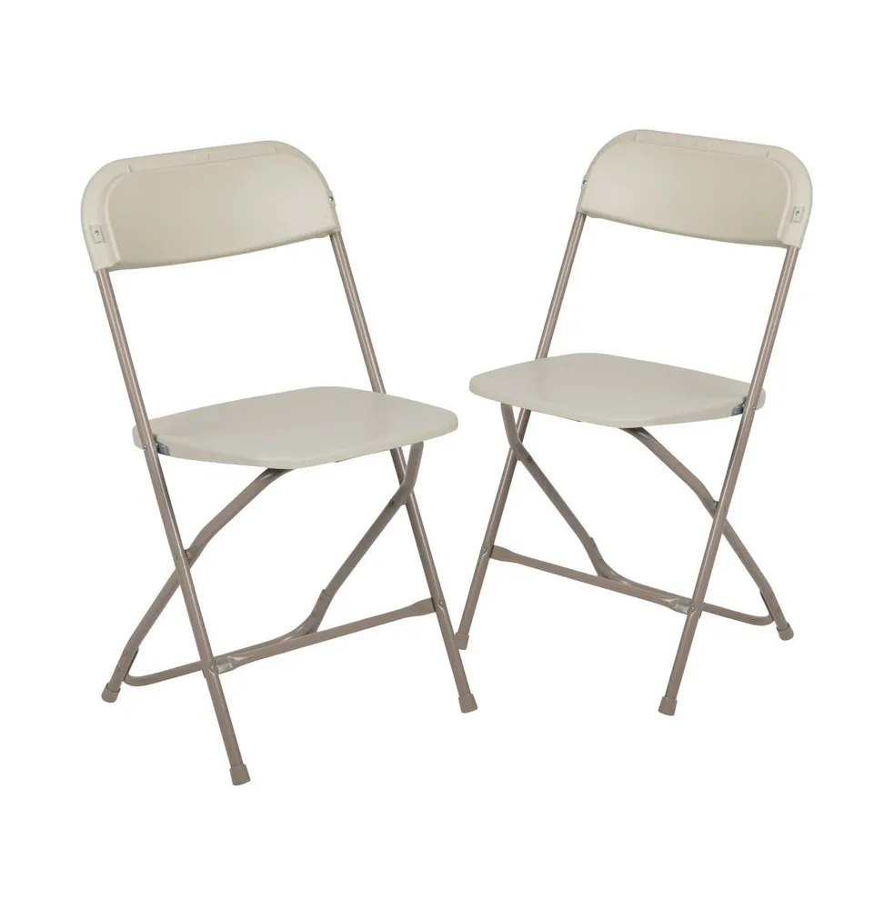 Emma+Oliver Set Of Stackable Folding Plastic Chairs