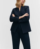 Mango Women's Fitted Suit Jacket