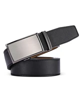 Mio Marino Men's Rimmed Imprinted Ratchet Belt