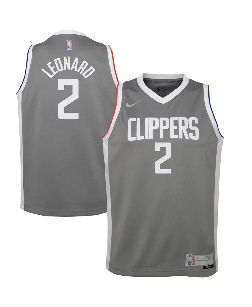 Nike Big Boys and Girls La Clippers 2020/21 Swingman Player Jersey Earned Edition - Kawhi Leonard