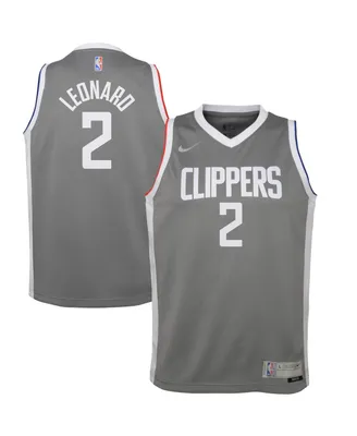 Nike Big Boys and Girls La Clippers 2020/21 Swingman Player Jersey Earned Edition - Kawhi Leonard