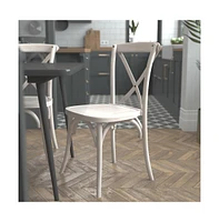Resin X-Back Chair