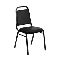 Emma+Oliver Trapezoidal Back Stacking Banquet Dining Chair