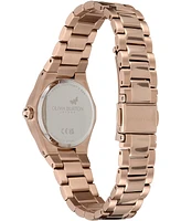 Olivia Burton Women's Sports Luxe Hexa Mini Carnation Gold-Tone Stainless Steel Bracelet Watch 28mm