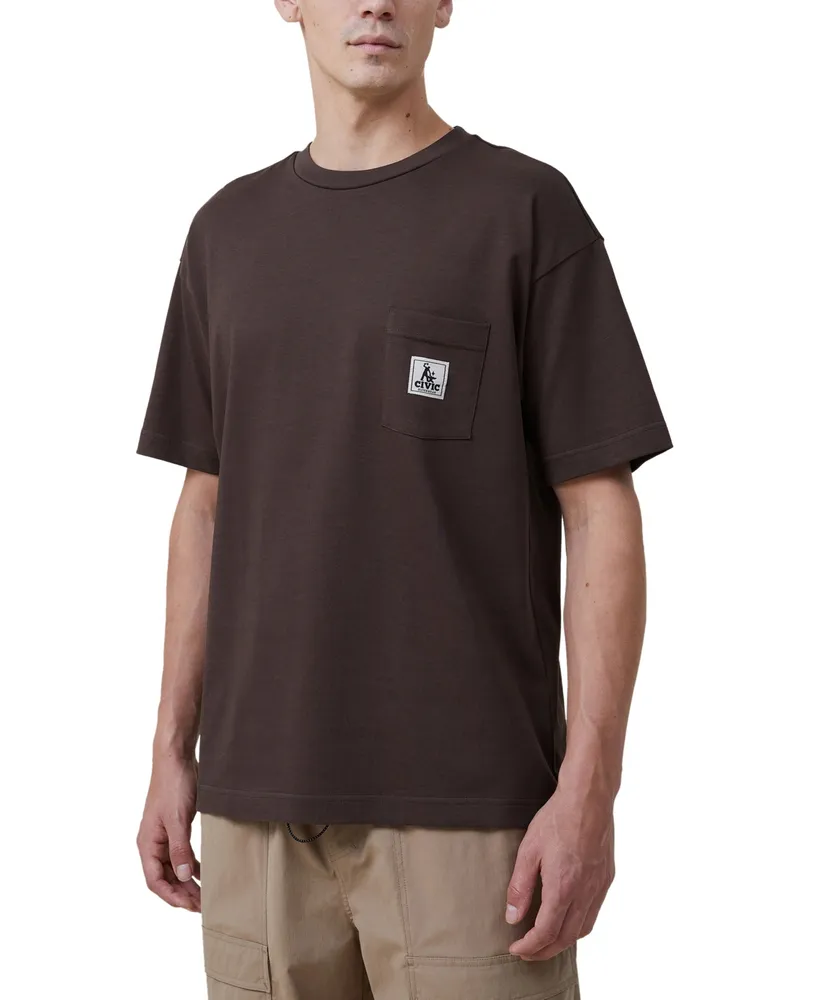 Cotton On Men's Box Fit Pocket Short Sleeves T-shirt