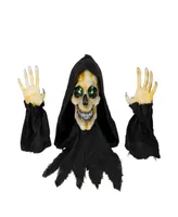 8" Led Lighted Grim Reaper with Sound Outdoor Halloween Decoration