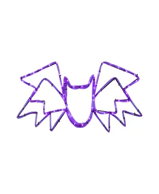 23.5" Led Lighted Bat 4 Function Halloween Window Silhouette