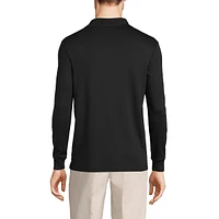 Lands' End Men's Long Sleeve Cotton Supima Polo Shirt