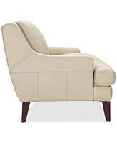 Collyn 59" Modern Leather Loveseat, Created for Macy's