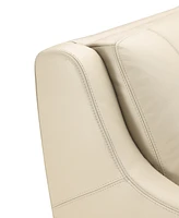 Collyn 34" Modern Leather Chair, Created for Macy's