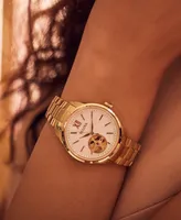 Bulova Women's Automatic Classic Sutton Gold-Tone Stainless Steel Bracelet Watch 35mm