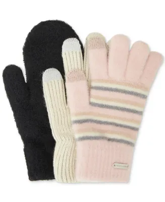 Steve Madden Women's 3-Pc. Mittens & Gloves Boxed Set