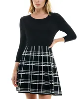 Bcx Juniors' Double-Knit Sweater Dress