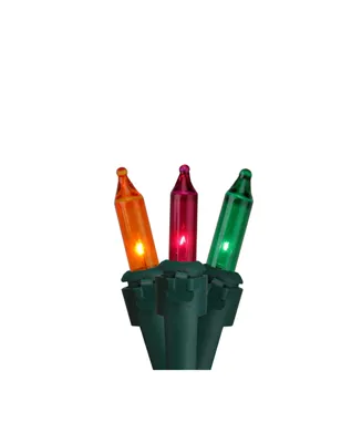 50-Count Mardi Gras Mini Light Set with 10' Wire
