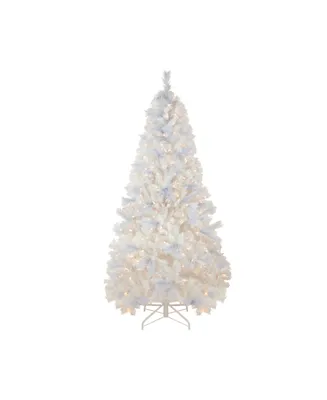 7.5' Pre-Lit Seneca Spruce Artificial Christmas Tree with Dual Function Led Lights