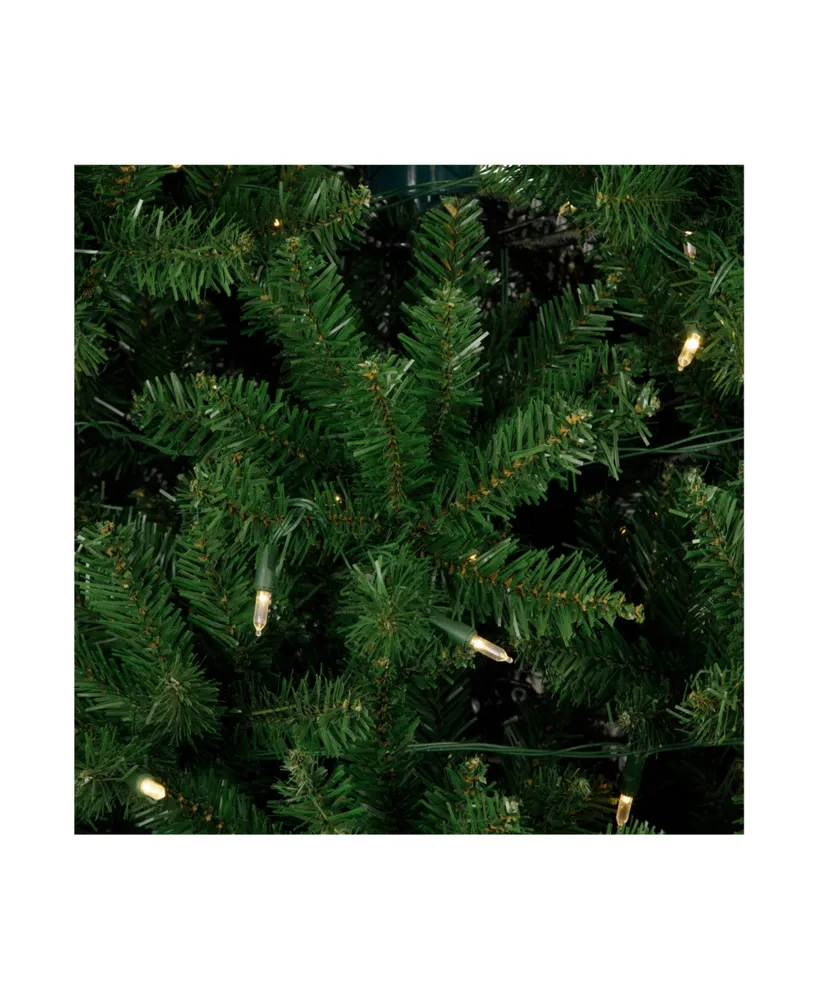 7.5' Pre-Lit Manchester Pine Instant Connect Artificial Christmas Tree with Dual Led Lights