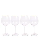 8 Oak Lane Wine Goblets, Set of 4