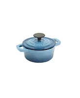 Smith and Clark Cast Iron 1 Quart Enamel Dutch Oven