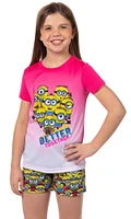 Despicable Me Girls Movie Minions Better Together Sleep Pajama Set