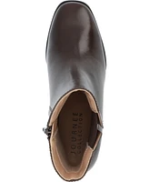 Journee Collection Women's Kylo Stacked Wedge Ankle Booties