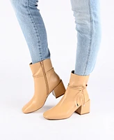 Journee Collection Women's Beverley Block Heel Booties