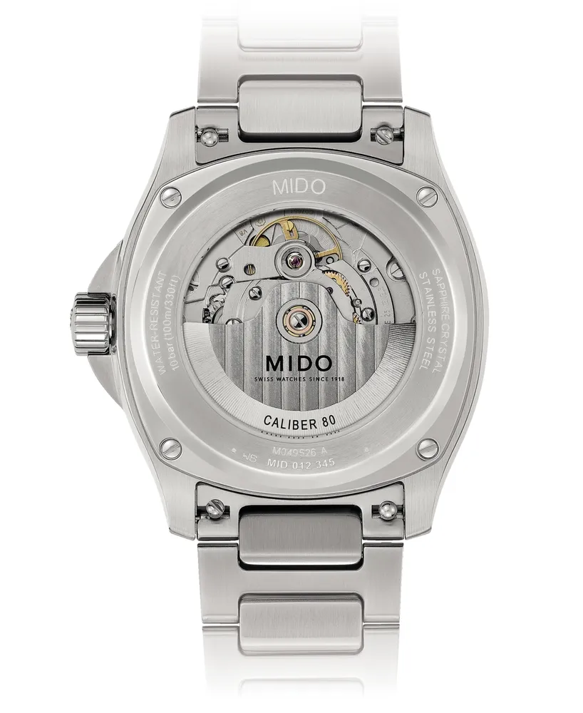 Mido Men's Swiss Automatic Multifort Stainless Steel Bracelet Watch 41mm