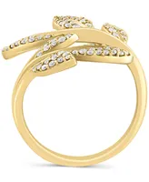 Effy Diamond Vine Motif Bypass Ring (5/8 ct. t.w.) in 14k Gold