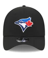 Men's New Era Black Toronto Blue Jays Logo 39THIRTY Flex Hat