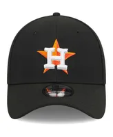 Men's New Era Black Houston Astros Logo 39THIRTY Flex Hat