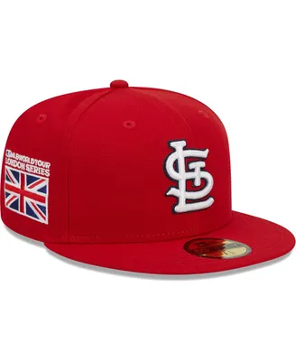 Men's New Era Red St. Louis Cardinals 2023 Mlb World Tour: London Series Flag 59FIFTY Fitted Hat