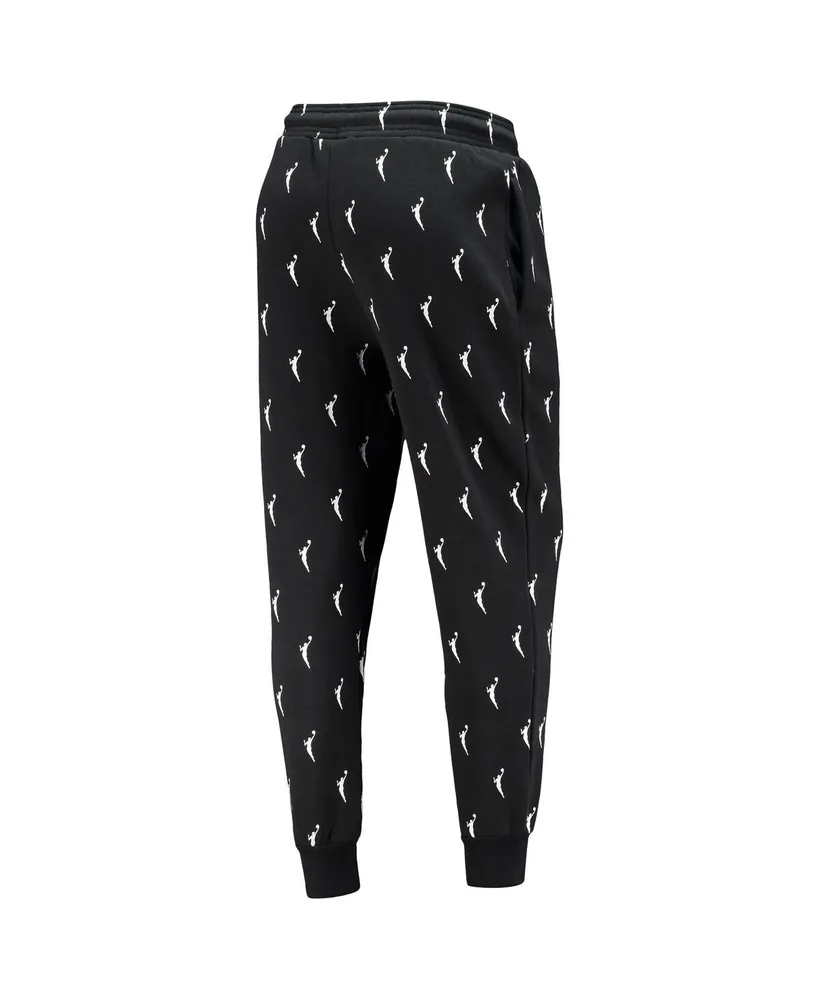 Women's The Wild Collective Black Wnba All Over Print Joggers