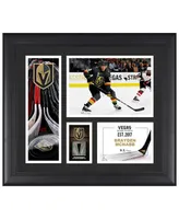 Brayden McNabb Vegas Golden Knights Framed 15" x 17" Player Collage with a Piece of Game-Used Puck